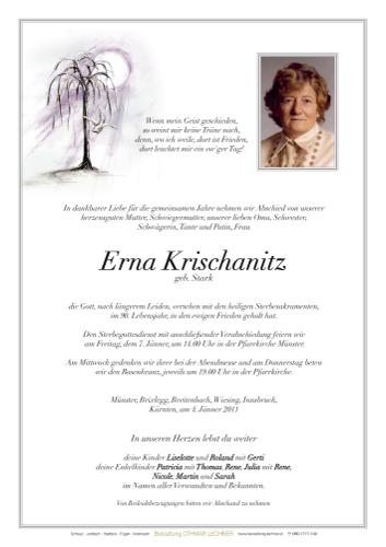 Parte von Erna Krischanitz