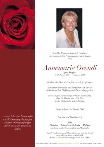 Parte von Annemarie Orendi