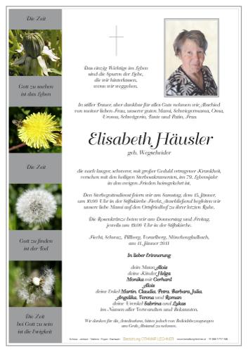 Parte von Elisabeth Häusler