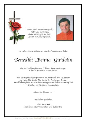 Parte von Benedikt Guidolin