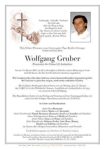 Parte von Wolfgang Gruber