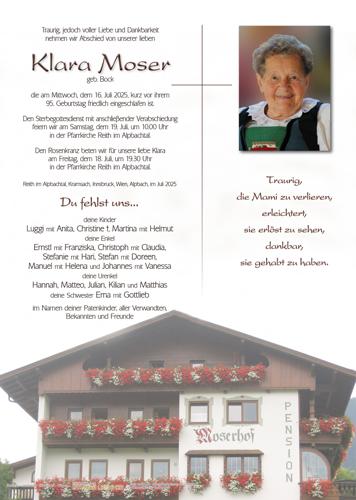 Parte von Klara Moser