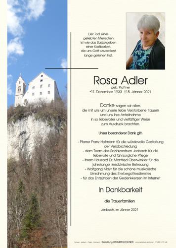 Parte von Rosa Adler