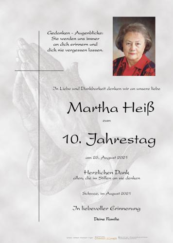Parte von Martha Heiß