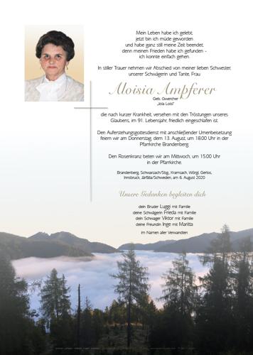 Parte von Aloisia Ampferer