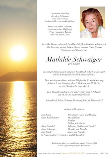 Parte von Mathilde Edenhauser
