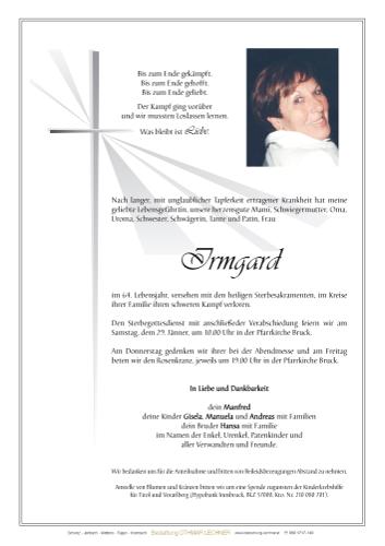 Parte von Gschwentner Irmgard