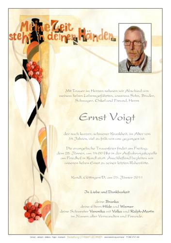 Parte von Ernst Voigt