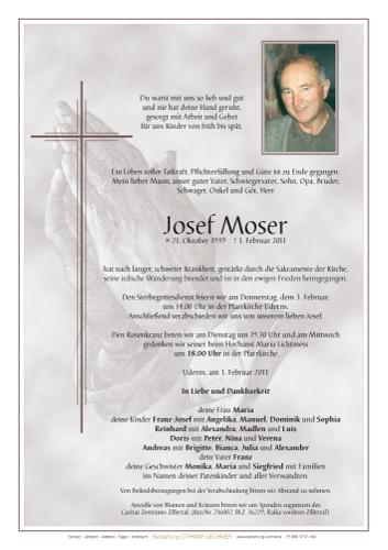 Parte von Josef Moser