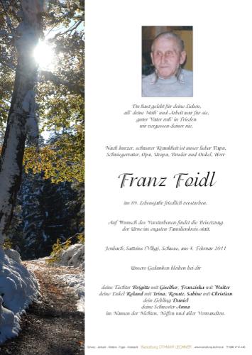 Parte von Franz Foidl