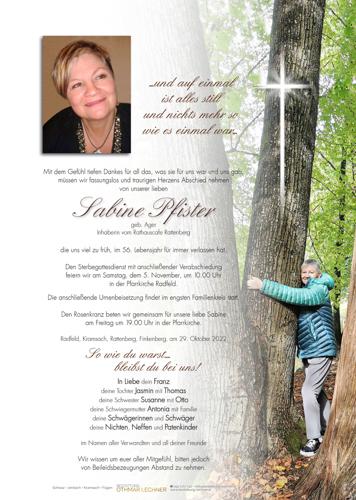 Parte von Sabine Pfister