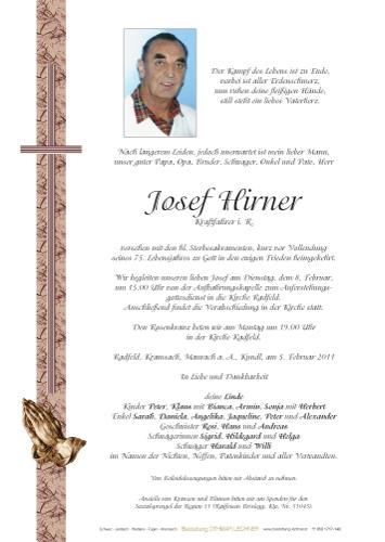 Parte von Josef Hirner