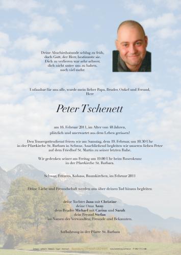 Parte von Peter Tschenett
