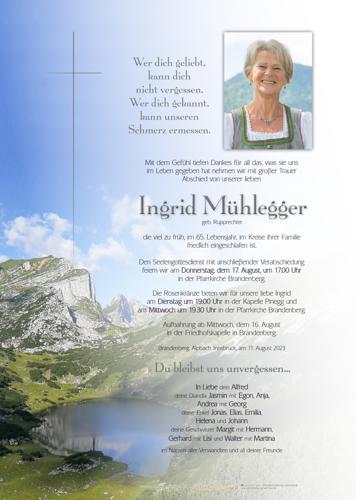 Parte von Ingrid Mühlegger