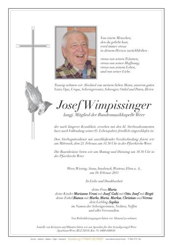 Parte von Josef Wimpissinger