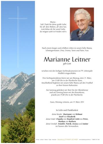 Parte von Marianne Leitner