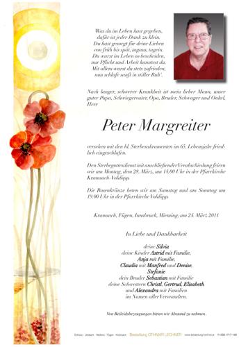 Parte von Peter Margreiter