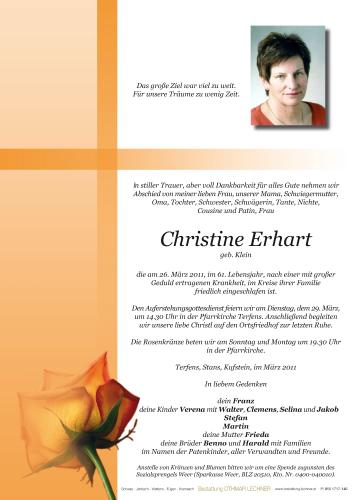 Parte von Christine Erhart