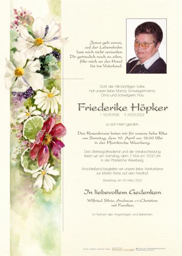 Parte von Friederike Höpker