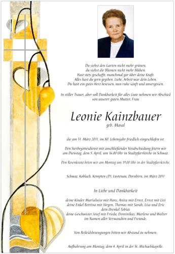 Parte von Leonie Kainzbauer