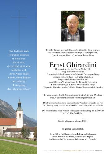 Parte von Ernst Ghirardini
