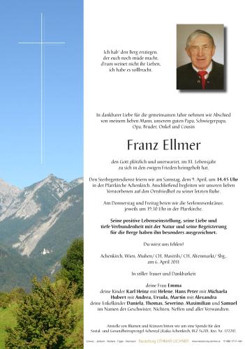 Parte von Franz Ellmer
