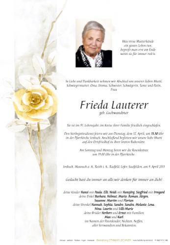 Parte von Frieda Lauterer