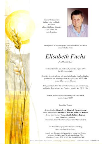 Parte von Elisabeth Fuchs