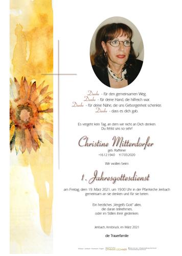 Parte von Christine Mitterdorfer