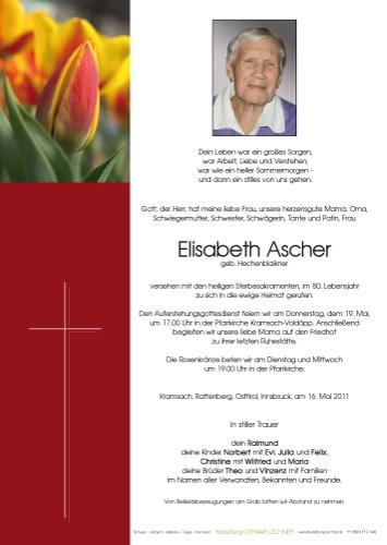 Parte von Elisabeth Ascher