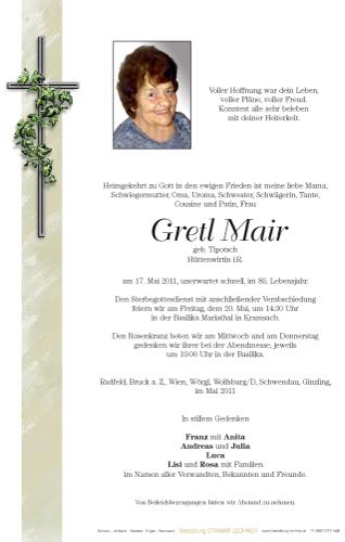 Parte von Margreth Mair