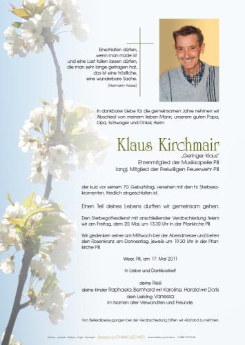 Parte von Klaus Kirchmair