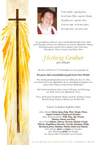 Parte von Hedwig Graber