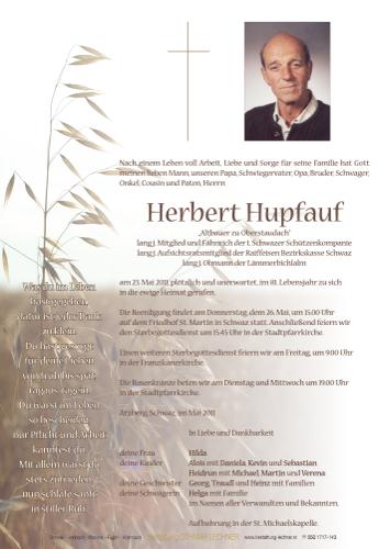 Parte von Herbert Hupfauf