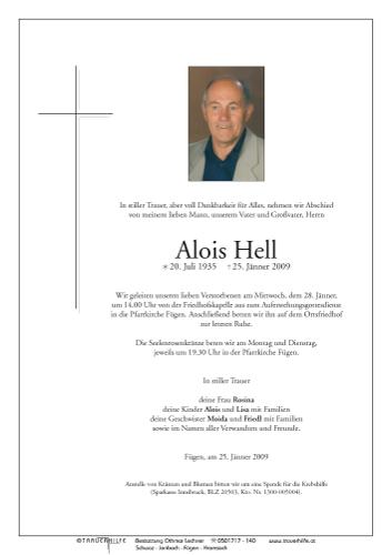 Parte von  Hell Alois Herr