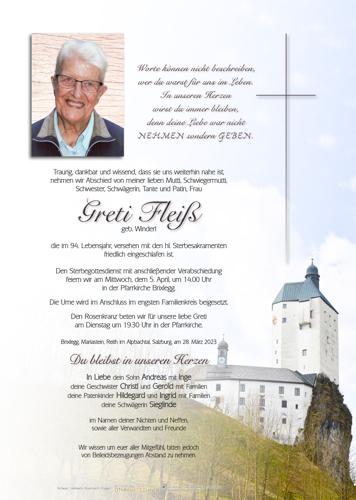 Parte von Margarethe Fleiß