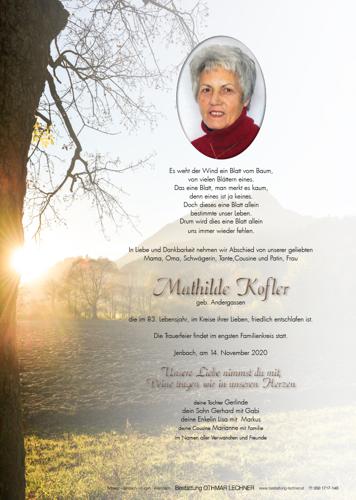 Parte von Mathilde Kofler