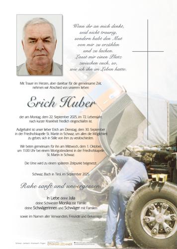 Parte von Erich Huber
