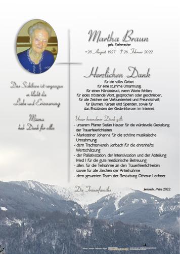 Parte von Martha Braun