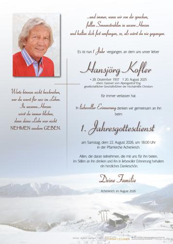 Parte von Hansjörg Kofler