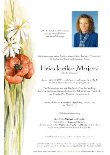 Parte von Friederike Majeni