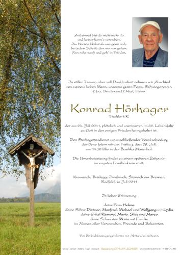 Parte von Konrad Hörhager