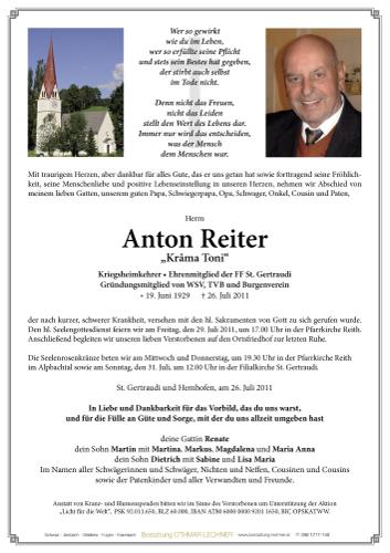 Parte von Anton Reiter
