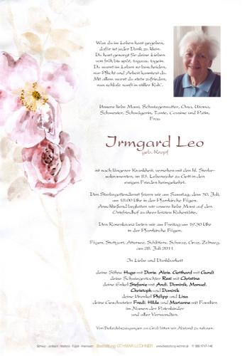 Parte von Irmgard Leo