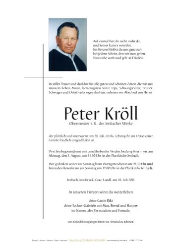 Parte von Peter Kröll