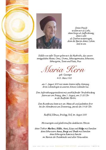 Parte von Maria Kern