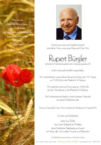 Parte von Rupert Bürgler