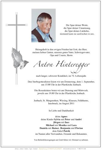 Parte von Anton Hinteregger