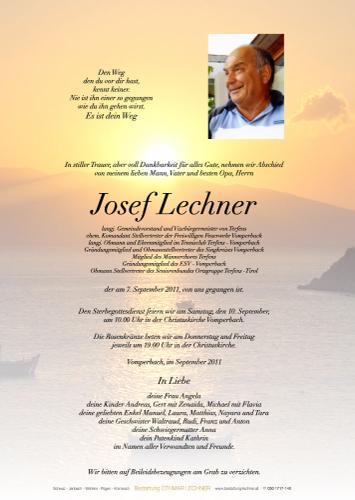 Parte von Josef Lechner