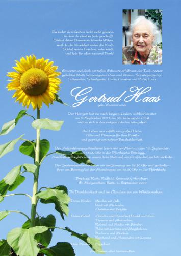 Parte von Gertrud Haas